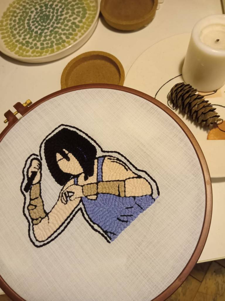 Han Soo Hee Punch Needle Portrait