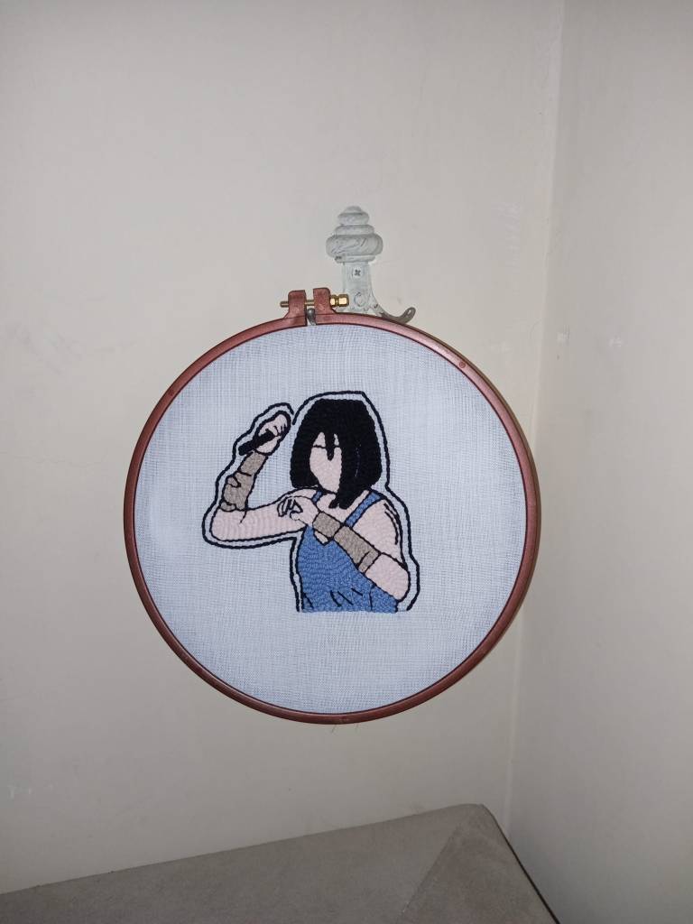 Han Soo Hee Punch Needle Portrait